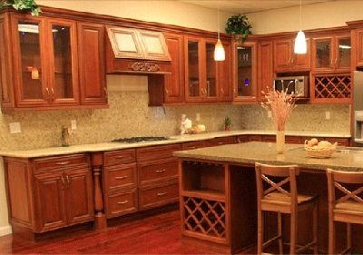 Sun Cherry Cabinets