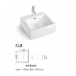 Ceramic Vessel Sink. Item #  512