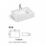 Ceramic Vessel Sink. Item # 514
