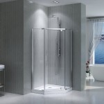 SE Series Neo Angle Semi Frameless Shower Enclosure