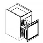 Hidden Trash Cabinet