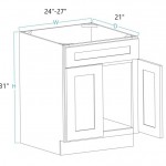 24″ or 27″ Vanity